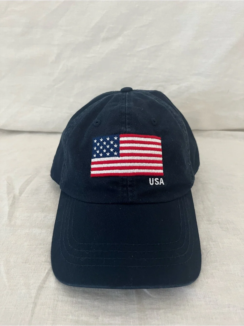 Women’s Navy USA Flag Baseball Cap
